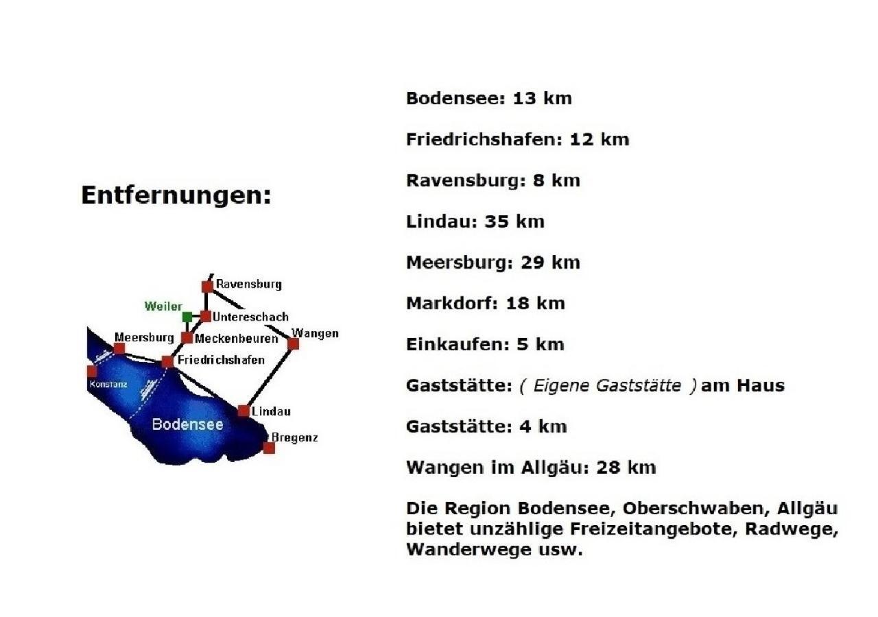 Gaestezimmer Wagner Meckenbeuren Εξωτερικό φωτογραφία